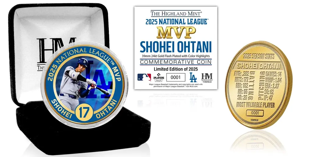 大谷翔平選手『ナショナル・リーグMVP受賞記念グッズ』が登場 画像 8