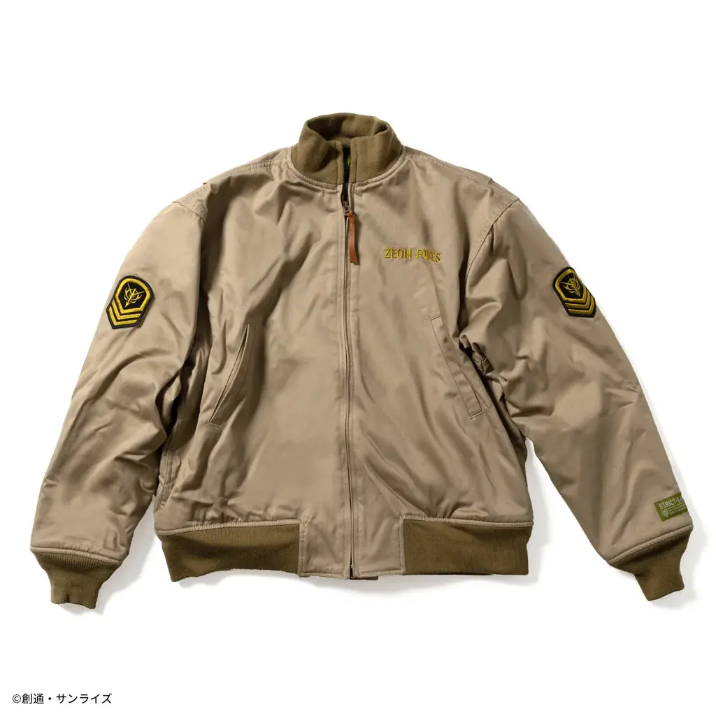 STRICT-G.ARMSシリーズより2025FW第2弾となる『機動戦士ガンダム』『機動戦士ガンダム 逆襲のシャア』の本格ミリタリーアウターの新作が登場！ 画像 2