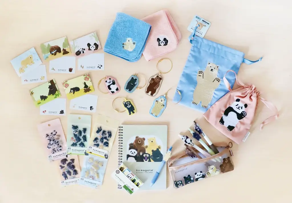 【クマ全部、好き】大人気イラストレーター「すなやますなこ」さんとのコラボシリーズ『kumagoto（くまごと）』が新登場！5種類のクマに癒される雑貨シリーズが11月下旬発売予定。 画像 2