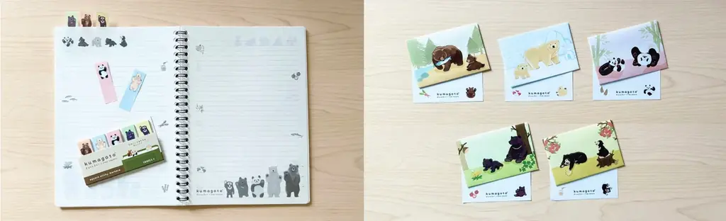 【クマ全部、好き】大人気イラストレーター「すなやますなこ」さんとのコラボシリーズ『kumagoto（くまごと）』が新登場！5種類のクマに癒される雑貨シリーズが11月下旬発売予定。 画像 6