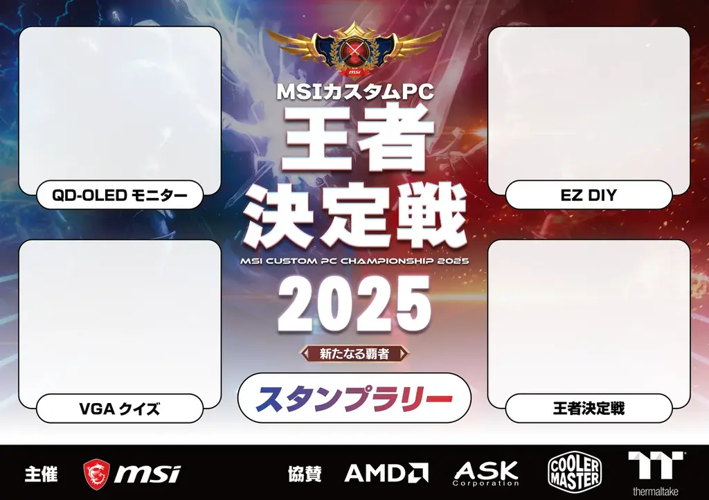 “最強の自作PCビルダー”を決める熱戦が秋葉原で開幕︕「MSIカスタムPC王者決定戦2025」 イベント詳細発表 画像 4