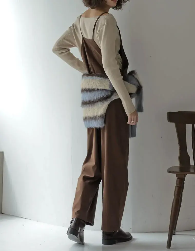 【Re:EDIT（リエディ）】ZOZOTOWN限定！最旬の大人カジュアルを完成させる、コーデュロイナローストラップサロペットが11月16日正午より販売開始 画像 4