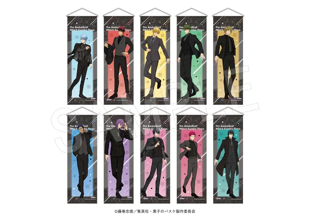 アニメ『黒子のバスケ』より、大好評の“黒スーツ”衣装の描き下ろしイラストを使用したグッズが「ジャンプフェスタ2026」で登場！中外鉱業ブースにて先行販売決定！ 画像 12