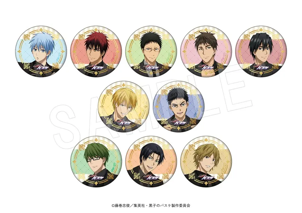 アニメ『黒子のバスケ』より、大好評の“黒スーツ”衣装の描き下ろしイラストを使用したグッズが「ジャンプフェスタ2026」で登場！中外鉱業ブースにて先行販売決定！ 画像 6