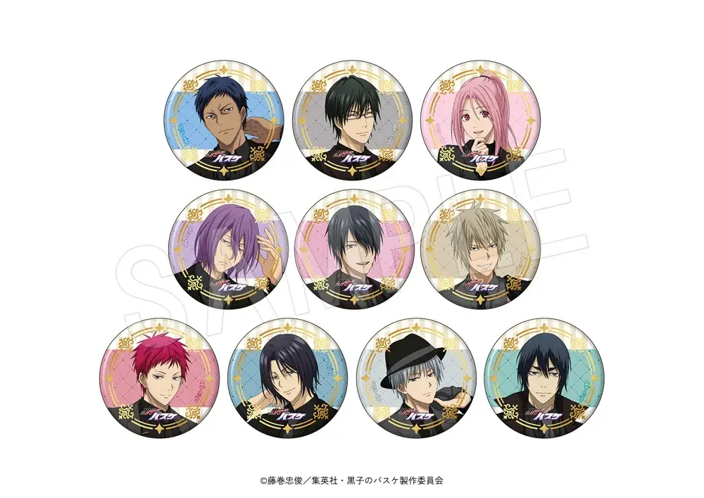 アニメ『黒子のバスケ』より、大好評の“黒スーツ”衣装の描き下ろしイラストを使用したグッズが「ジャンプフェスタ2026」で登場！中外鉱業ブースにて先行販売決定！ 画像 7