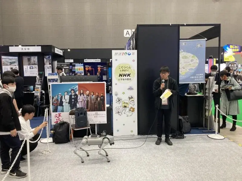 【岡山大学】メッセナゴヤ2025に出展　岡山大学学生チームが四足歩行ロボットを披露、スマート農業と多分野展開の可能性を発信 画像 4