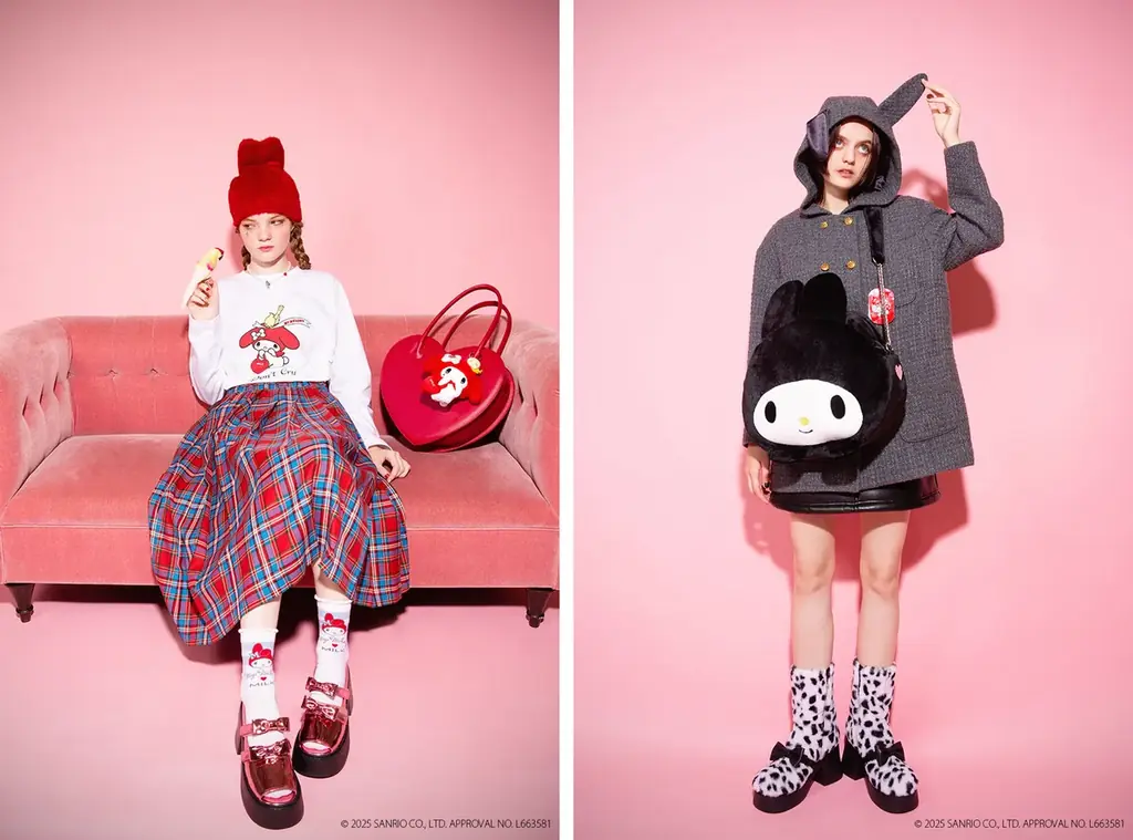 アパレルブランド『ミルク』が『マイメロディ』『クロミ』とコラボレーション 画像 4