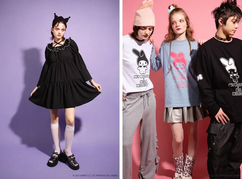 アパレルブランド『ミルク』が『マイメロディ』『クロミ』とコラボレーション 画像 5