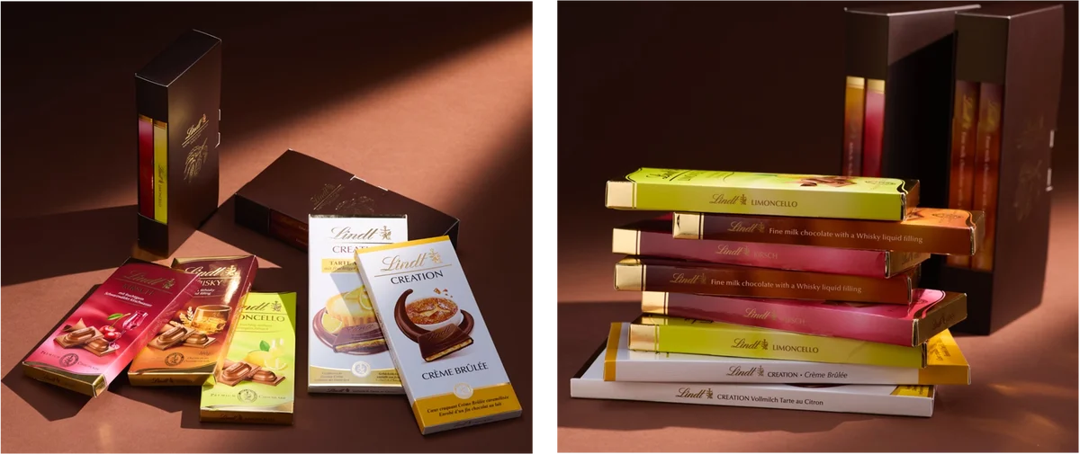 心ほどける、大人のための贅沢チョコレートリンツから冬を彩る新作タブレットチョコレート5種が12月1日より登場 画像 1