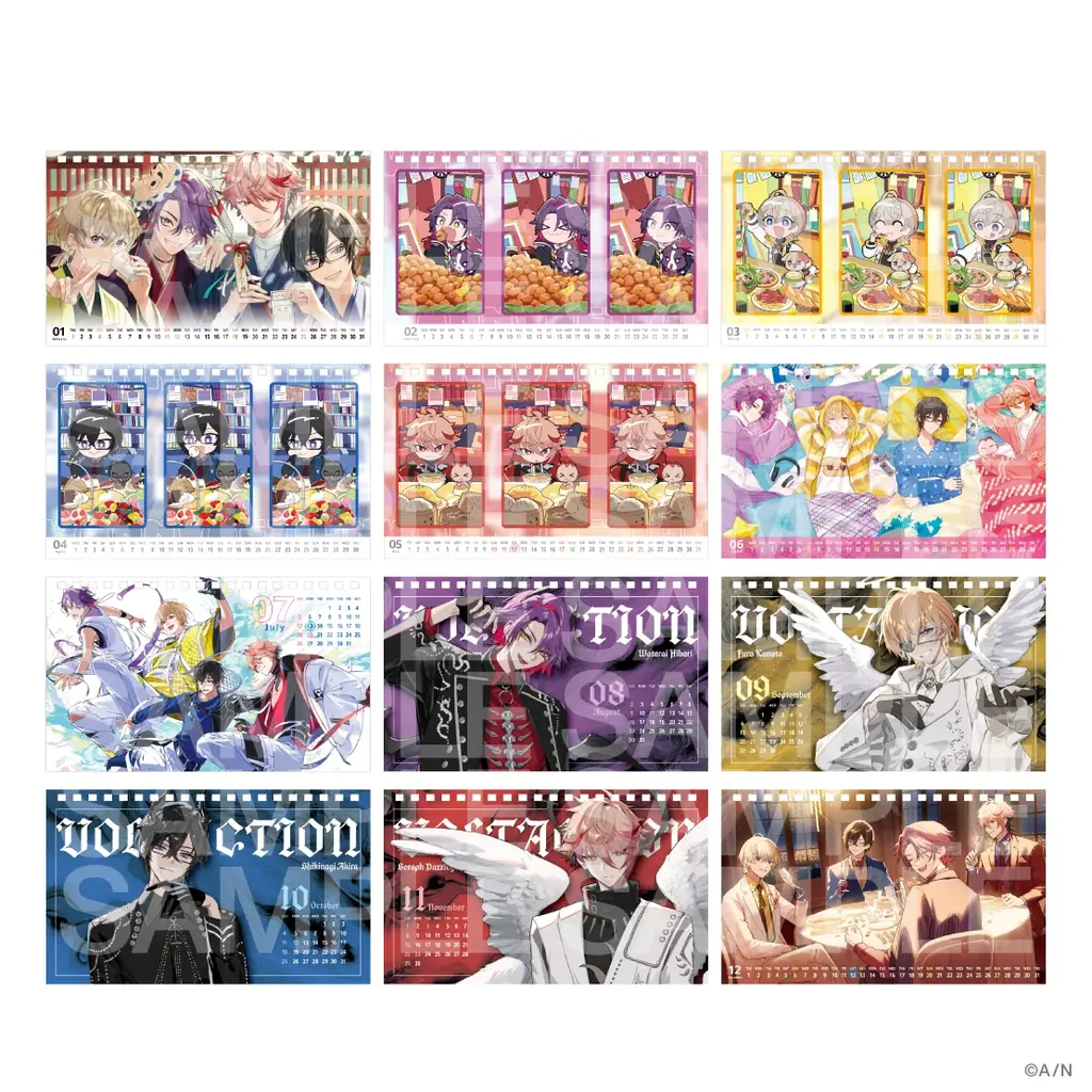 にじさんじから「Unit Selection Calendar 2026」の販売が決定！2025年11月21日(金)19時より販売開始！ 画像 7