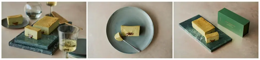 ホリデー限定で洋梨の味わいが広がる「Mr. CHEESECAKE Vanilla Pear」と濃厚なピスタチオにプラリネを忍ばせた「Mr. CHEESECAKE Praline Pistachio」 画像 4