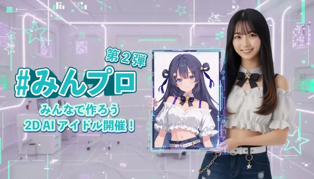 AIアイドル『ゆめかいろプロダクション』、AI VTuberとしての活動を発表！― 完全AIの“ゆめみなな”と4人の配信者募集のオーディションを開催 ― 画像 2