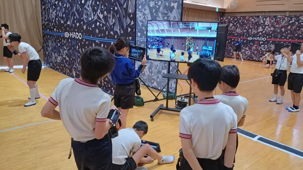 四国中央市立川之江小学校がARスポーツ「HADO」を体育授業に正式導入 画像 2