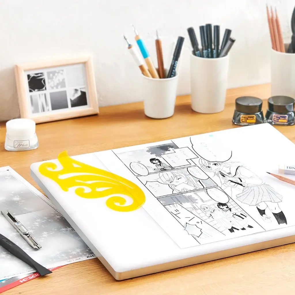 憧れのまんが制作を応援！プロ漫画家が愛用する道具をセットにした「アイシーまんがアトリエBOX PRO」12月6日発売 画像 4