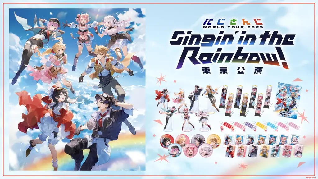 「にじさんじ WORLD TOUR 2025 Singin’ in the Rainbow！」東京公演グッズを2025年11月19日(水)18時より販売開始！ 画像 1