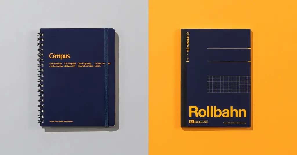 2つの文具ブランドの周年が交差する瞬間をかたちに「Campus X Rollbahn」初のコラボレーションアイテムを発売 画像 3