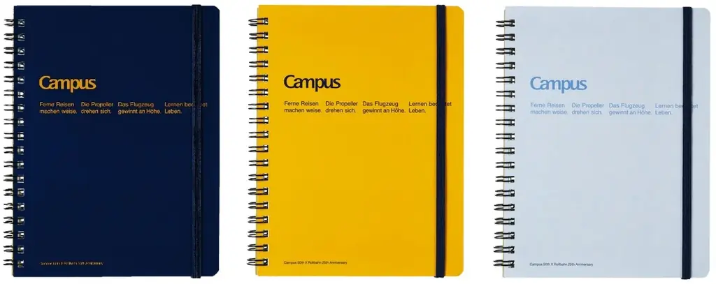 2つの文具ブランドの周年が交差する瞬間をかたちに「Campus X Rollbahn」初のコラボレーションアイテムを発売 画像 4