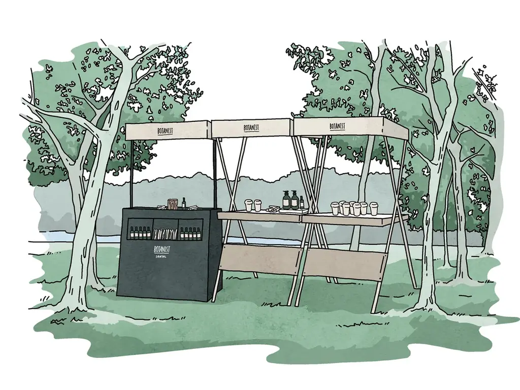 【11月24日】BOTANISTが大阪・長居植物園でイベント開催！秋の暮に心温まるホットティーやパロサントをプレゼント　新ラインSANTALのタッチアップブースも 画像 2