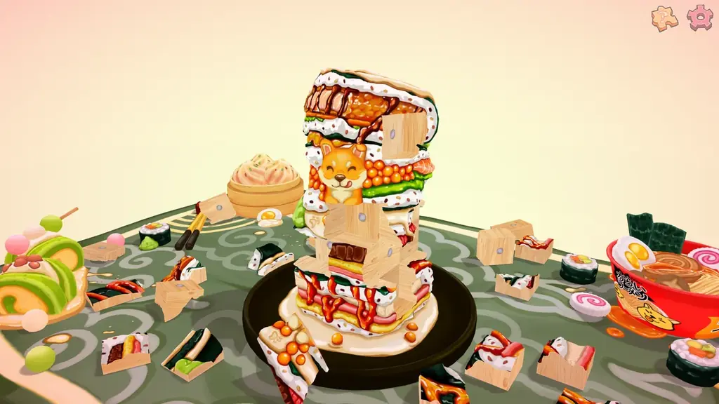 食べ物×癒しの3Dパズルゲーム『UMAMIパズル』発売 画像 5
