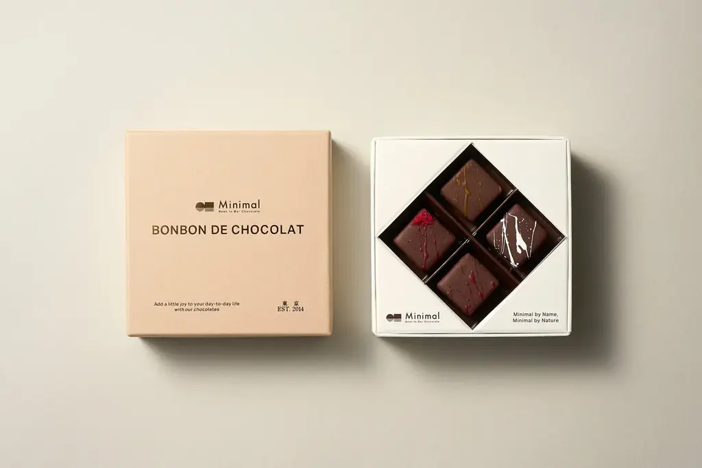 【Minimal 2026バレンタイン】4人の職人による「The Four Hands Collection」登場。厳選カカオのオリジナルチョコレートと素材のマリアージュを楽しむ16種ボンボンショコラ 画像 15