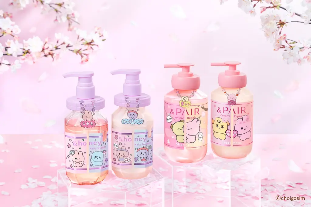 「&honey（アンドハニー）」と「&PAIR（アンドペア）」が韓国発のキャラクター「チェゴシム」と初コラボ！桜限定デザインで2025年11月26日（水）より数量限定発売 画像 1