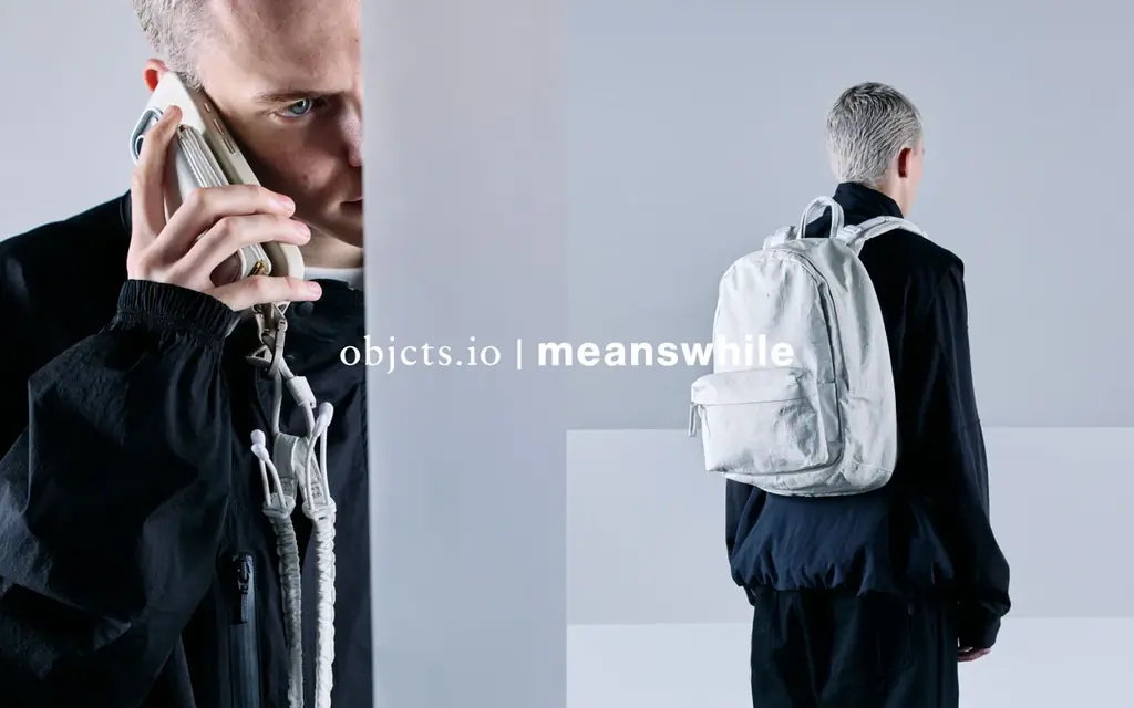 11/28発売：objcts.io×meanswhile ダイニーマ®コラボバッグ