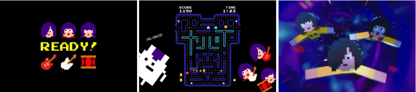 ゲーム×MVが異次元融合！『パックマン』史上初“あそべるMV”爆誕！ヤバイTシャツ屋さんコラボ『PAC-MANISM』公開 画像 3