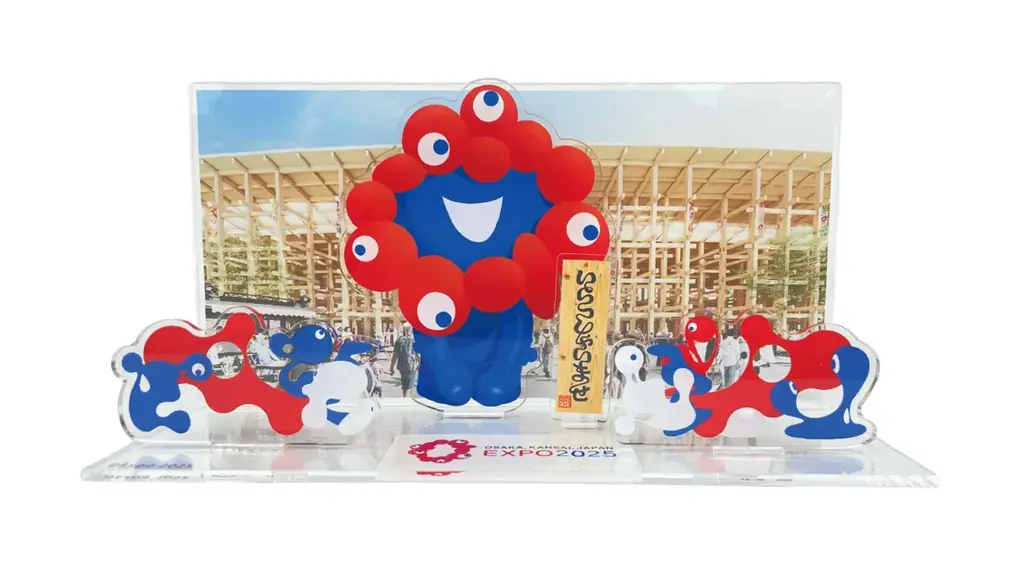 【2025大阪・関西万博公式ライセンス商品】「ミャクミャクモニュメント「いらっしゃい」アクリルスタンドジオラマ」新発売 画像 2