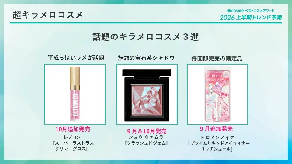「@cosmeベストコスメアワード2026上半期トレンド予測」を発表！ 画像 19