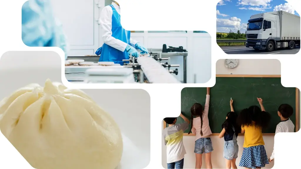 肉まんで学ぶ出張授業