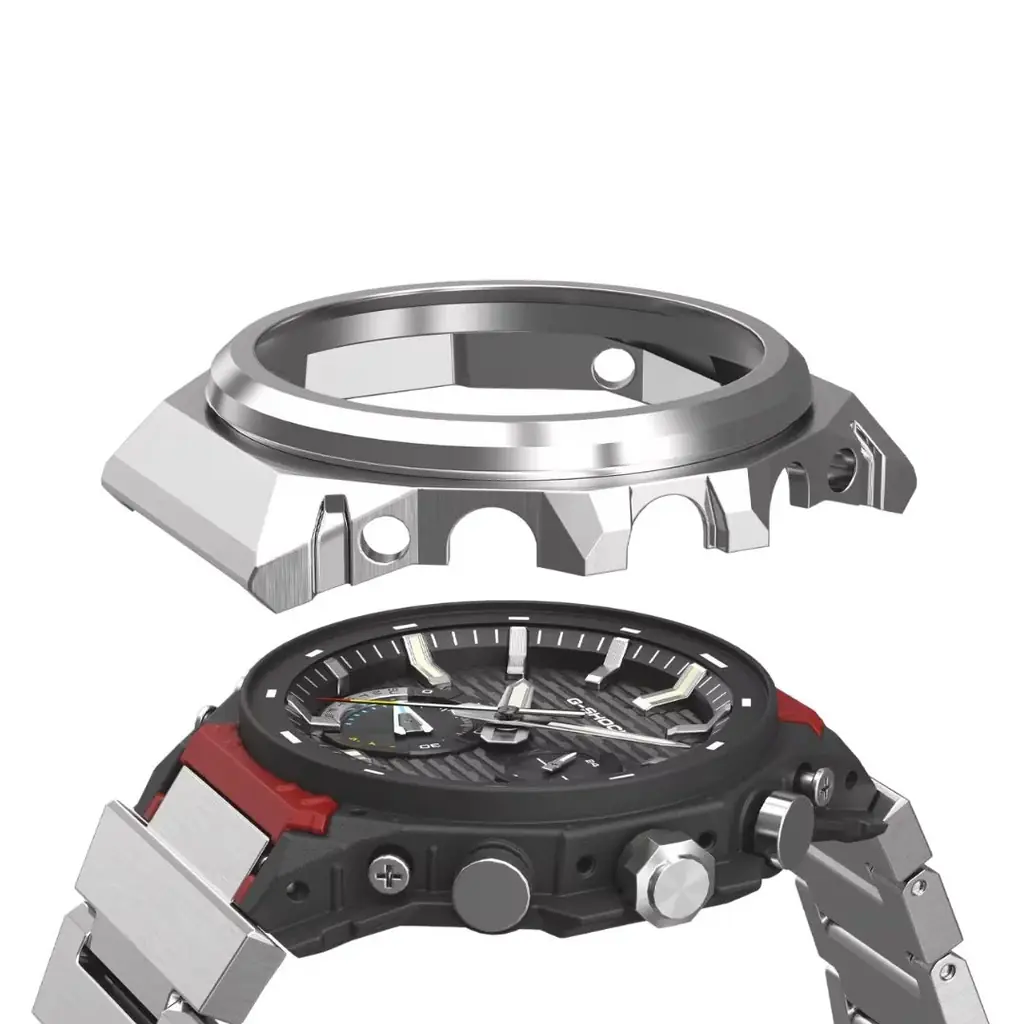 【11月21日発売】あえてロゴを排した、引き算の美学が導く新しい領域。――洗練の「ミニマルメタル」。カシオ Gショック G-STEEL GST-B1000D-1AJF G-SHOCK公式掲載店 画像 10