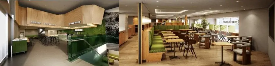 銀行・カフェ・オフィスが一体になった新店舗　新宿エリア初出店となる「Olive LOUNGE 新宿通」が12月8日オープン 画像 4