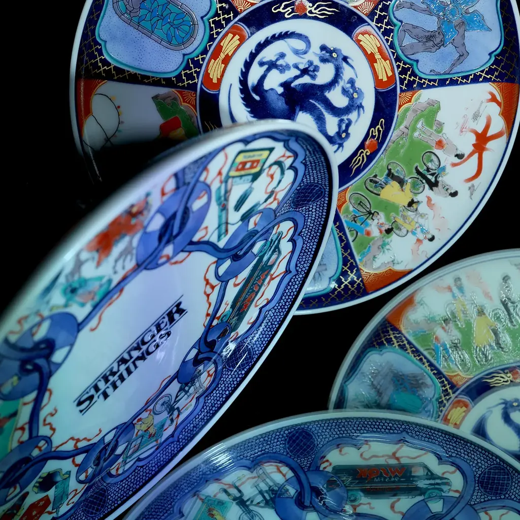 Netflixシリーズ「ストレンジャー・シングス 未知の世界」×マルヒロ。最終章に向け、“あの世界”を伝統工芸で表現。 画像 2