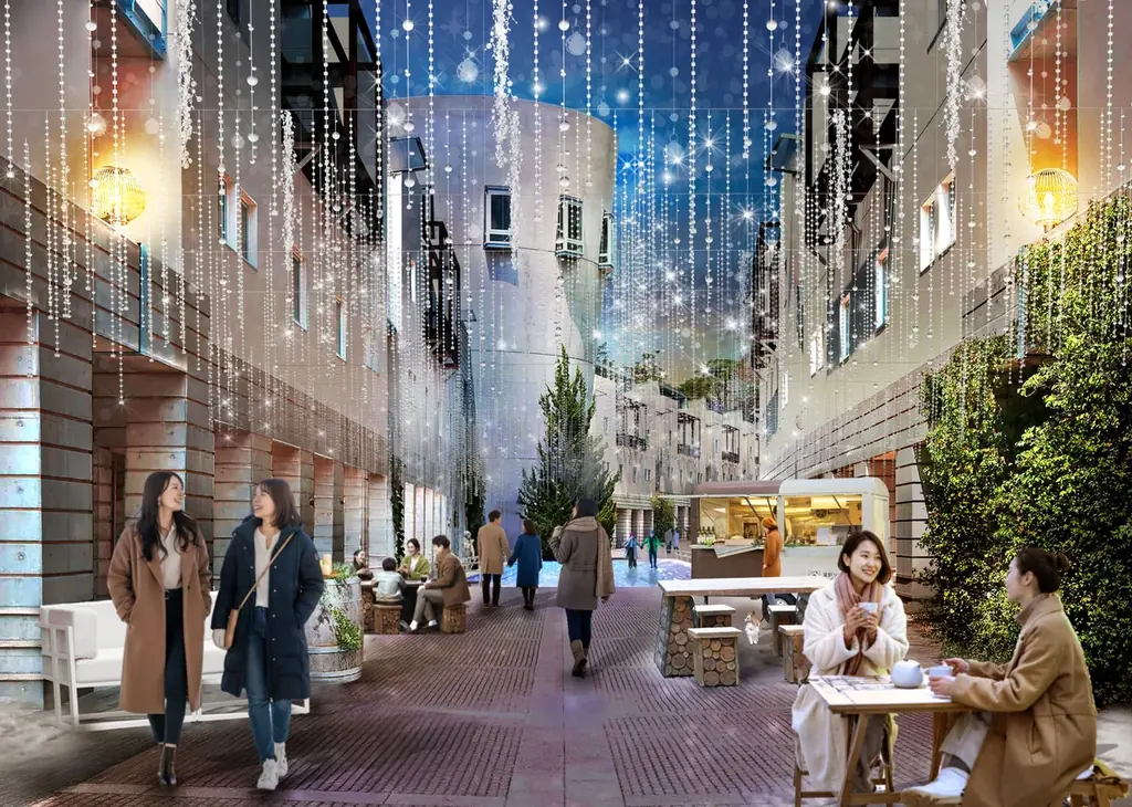 【リゾナーレ八ヶ岳】八ヶ岳の冬を楽しみ尽くせる街が誕生！雪と光が織りなす幻想的な空間「スノーリゾートタウン」初開催 画像 1