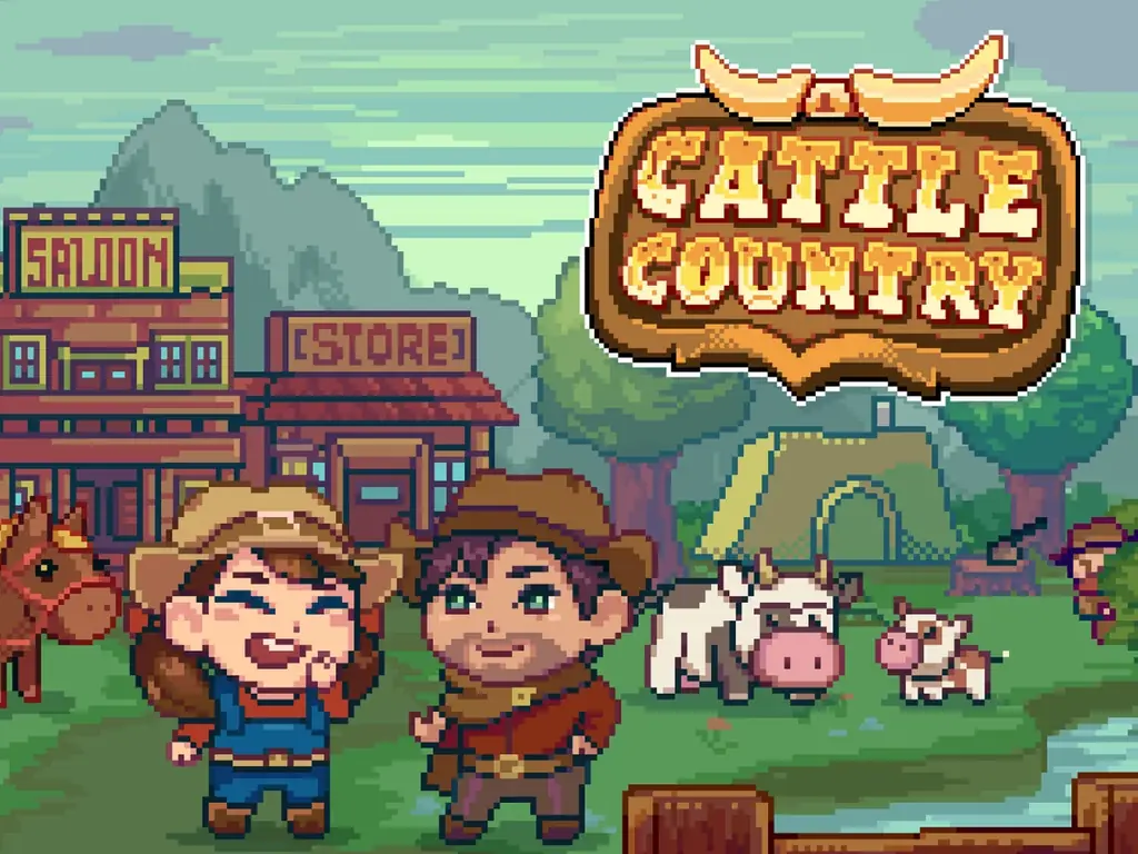 荒野で新たな生活を切り開く開拓者の冒険！『Cattle Country（キャトル・カントリー）』で牧場や町を築き、仲間や住民との絆を深めながら夢の西部ライフを楽しもう。 画像 7