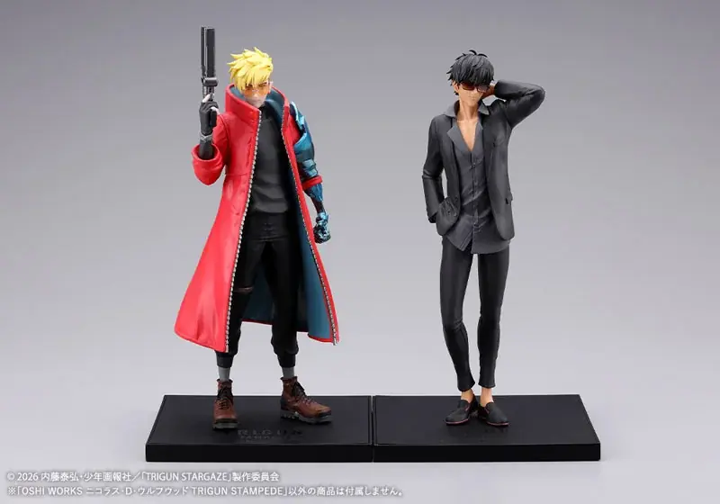 『TRIGUN STAMPEDE』から、「ニコラス・D・ウルフウッド」がARTFX Jと同スケールで立体化。あみあみにて予約受付中。 画像 12