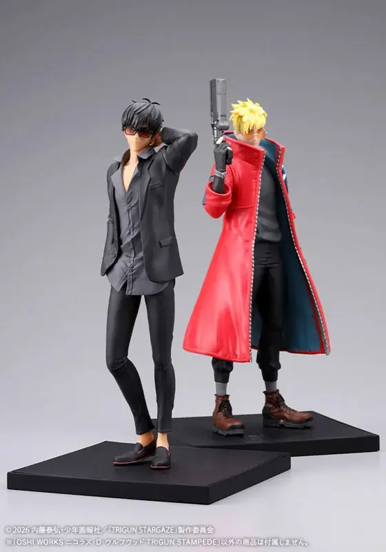 『TRIGUN STAMPEDE』から、「ニコラス・D・ウルフウッド」がARTFX Jと同スケールで立体化。あみあみにて予約受付中。 画像 13