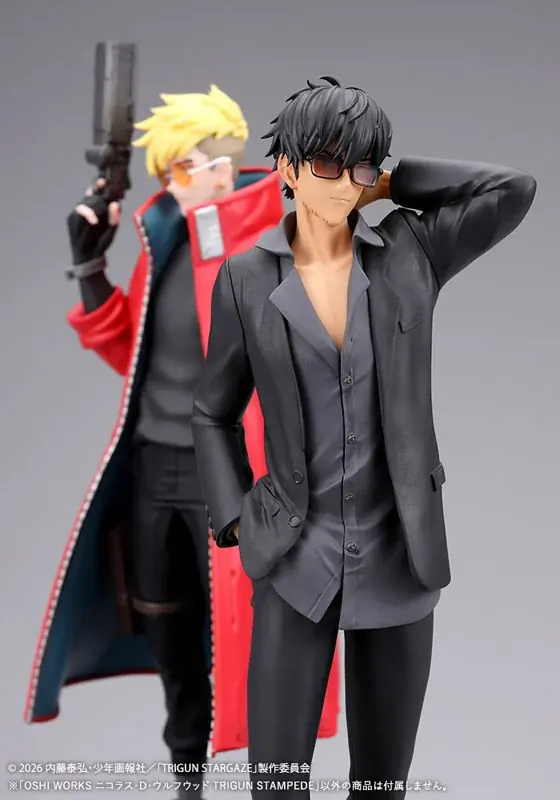 『TRIGUN STAMPEDE』から、「ニコラス・D・ウルフウッド」がARTFX Jと同スケールで立体化。あみあみにて予約受付中。 画像 14