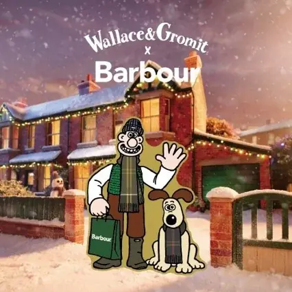 「ウォレスとグルミット」がバブアークリスマスにやってきた！ 画像 4