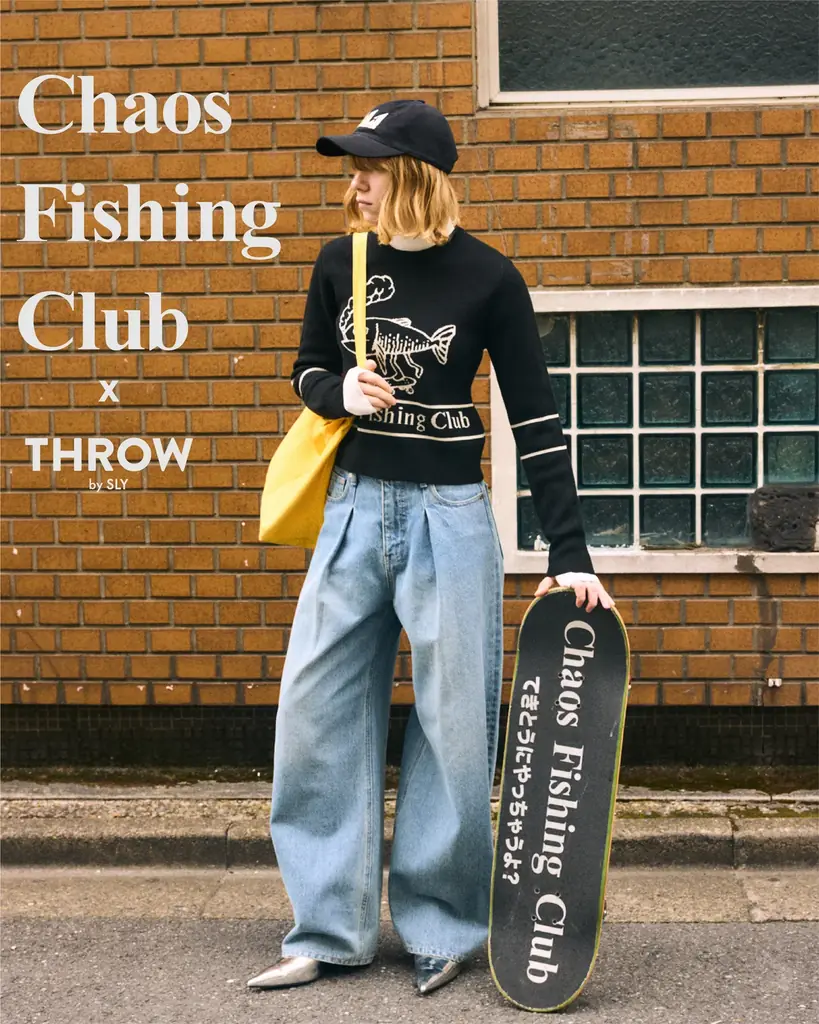 THROW by SLY（スロー バイ スライ）Chaos Fishing Club（カオス フィッシング クラブ）とのコラボレーションアイテムを12月5日(金)より発売 画像 1