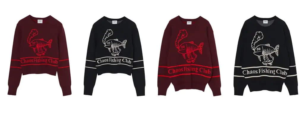 THROW by SLY（スロー バイ スライ）Chaos Fishing Club（カオス フィッシング クラブ）とのコラボレーションアイテムを12月5日(金)より発売 画像 10