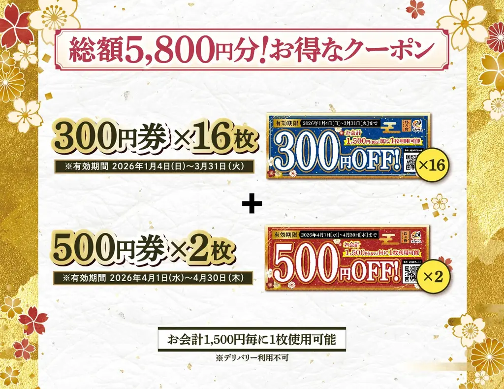 縁起の良い末広がり「8888セット」予約受付開始！総額5,800円分のお得なクーポンの他、弾ける食感の“いくら”、ふっくら柔らかな“煮穴子”などお店の味が楽しめる贅沢な海鮮ネタ入りで税込8,888円！ 画像 6