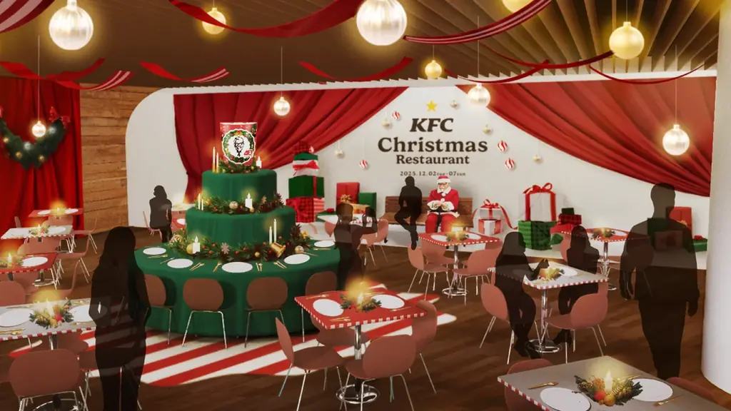 【ケンタッキーが贈る、新しいクリスマス体験】KFC初のクリスマスレストラン「KFC Christmas Restaurant」が六本木ヒルズに期間限定オープン！ 画像 2