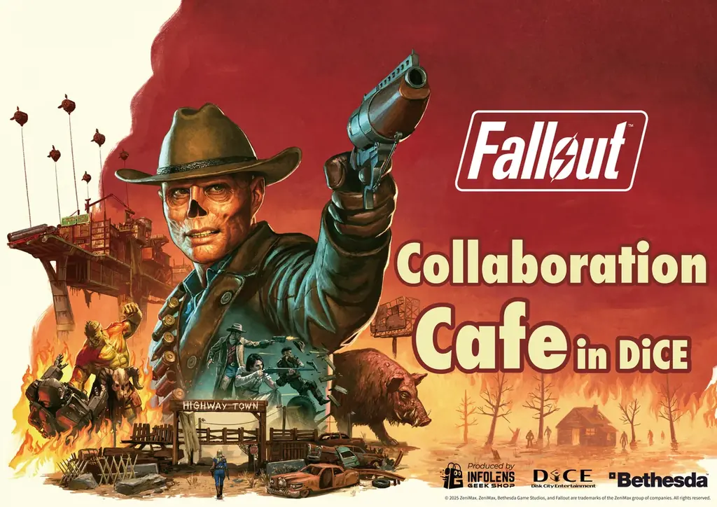 【日本初】ドラマも話題沸騰！大人気RPG「Fallout®」のコラボカフェが東京/大阪/仙台/札幌のネットカフェ「DiCE」にて開催決定！ 画像 1