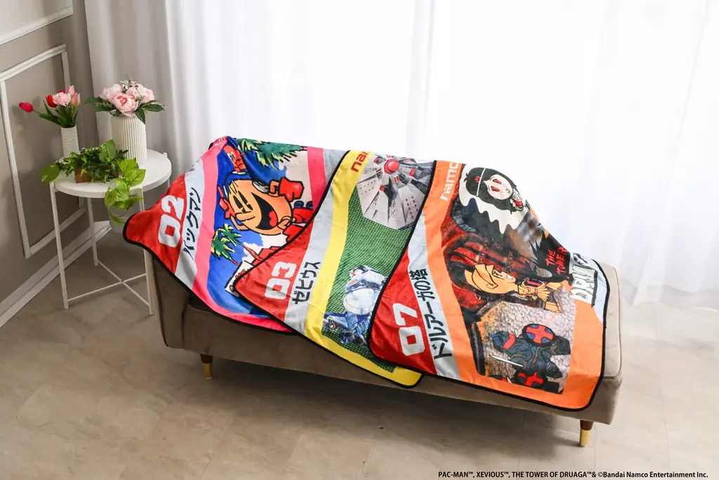 ナムコット外箱柄ブランケット発売