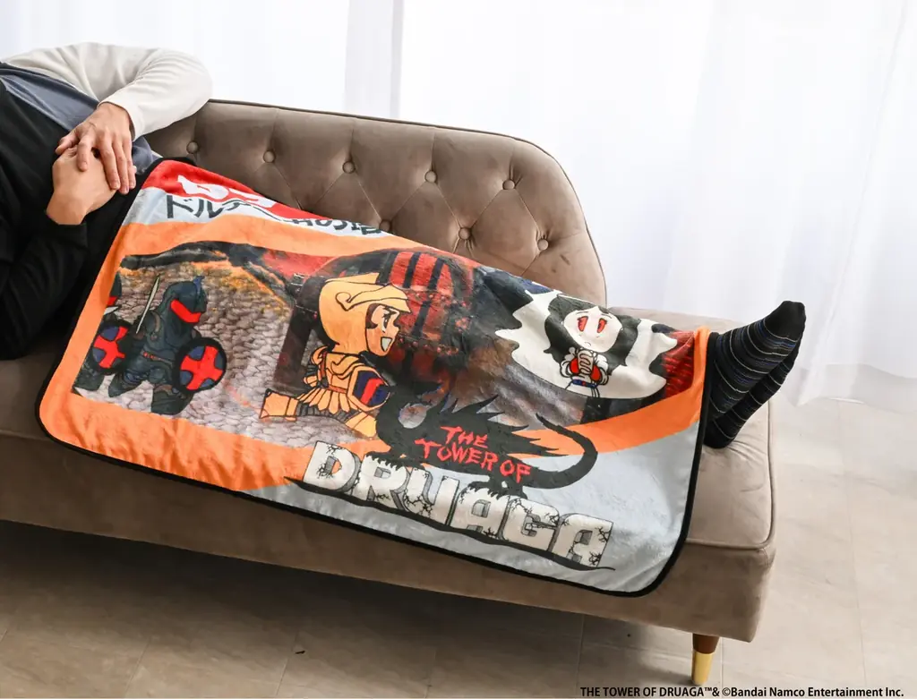 “ナムコット”ブランドのファミコンソフト『パックマン』、『ゼビウス』、『ドルアーガの塔』がブランケットに！　”クラシックゲームブランケット”3タイトルが2026年2月16日に同時発売。現在予約受付中 画像 14