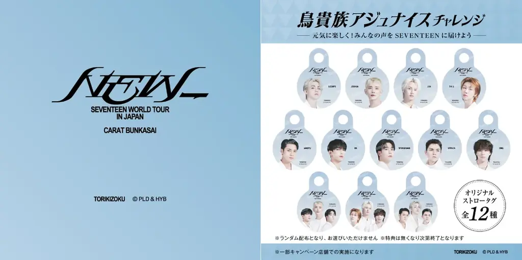 SEVENTEEN WORLD TOUR [NEW_] IN JAPAN CARAT BUNKASAIとのコラボレーションが決定！ 画像 1