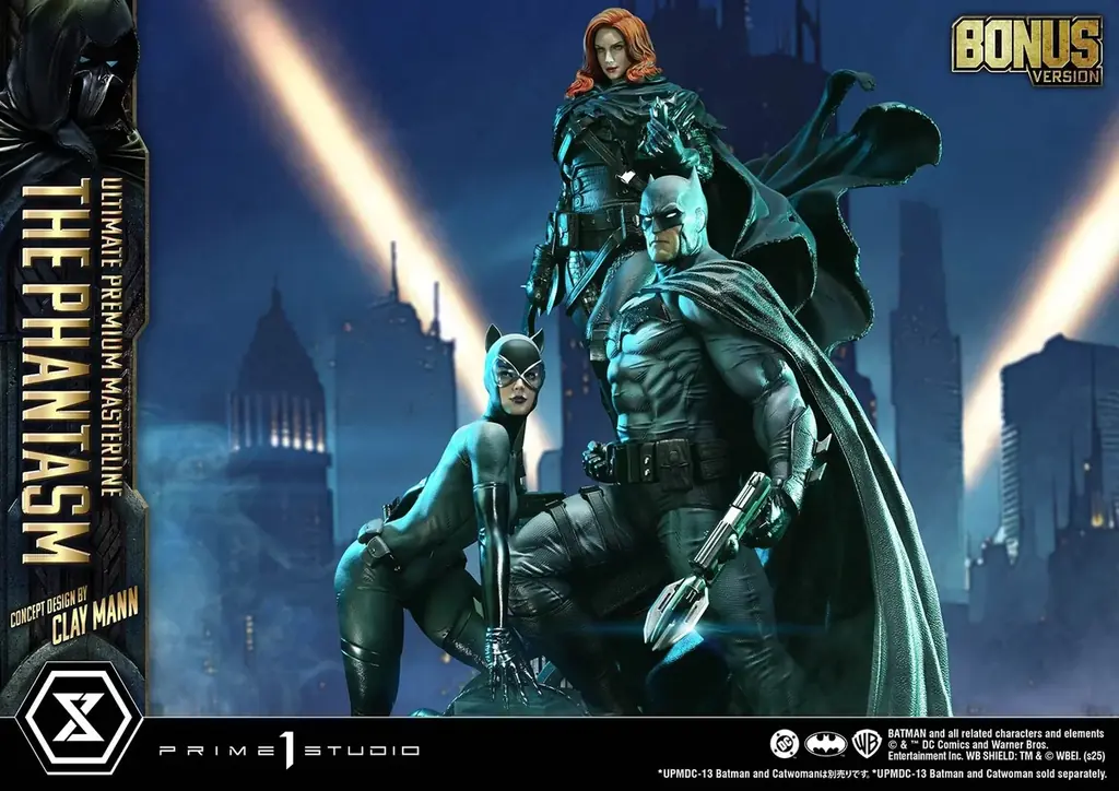 「ファンタズム」「バットマン & キャットウーマン」の1/4スケールスタチューが、クレイ・マン氏とのコラボにより登場 画像 11