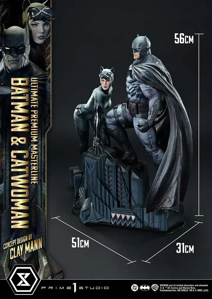 「ファンタズム」「バットマン & キャットウーマン」の1/4スケールスタチューが、クレイ・マン氏とのコラボにより登場 画像 26