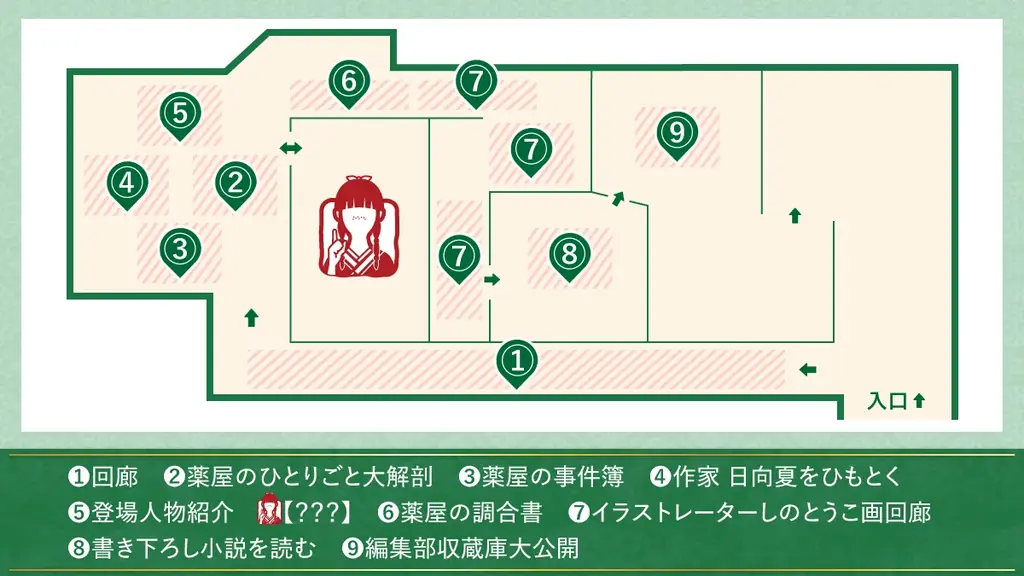 小説『薬屋のひとりごと』原作展 エリアマップ・展示の見どころ大公開！ 画像 2